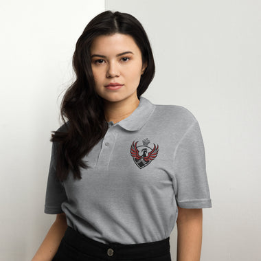 Emblem polo shirt